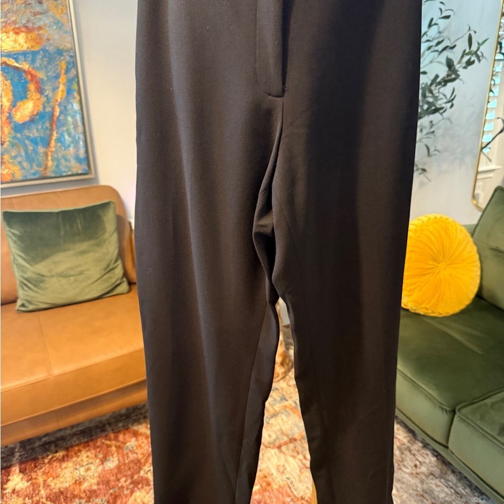 Karl Lagerfeld Black Trousers with Relaxed Straight-Leg Design